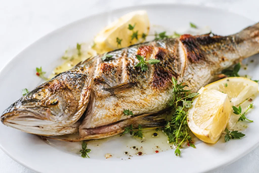 Baked Branzino Recipes: Easy Oven Ways to Cook Branzino at Home Grilled Whole Fish with Lemon and Herbs