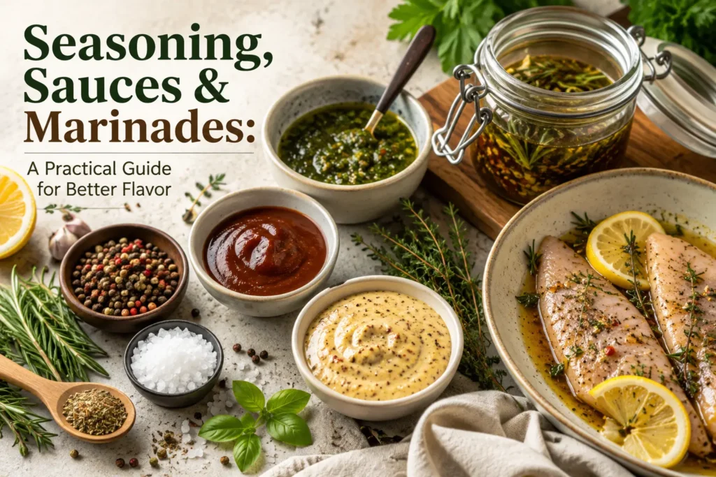 Seasoning, Sauces & Marinades A Practical Guide for Better Flavor
